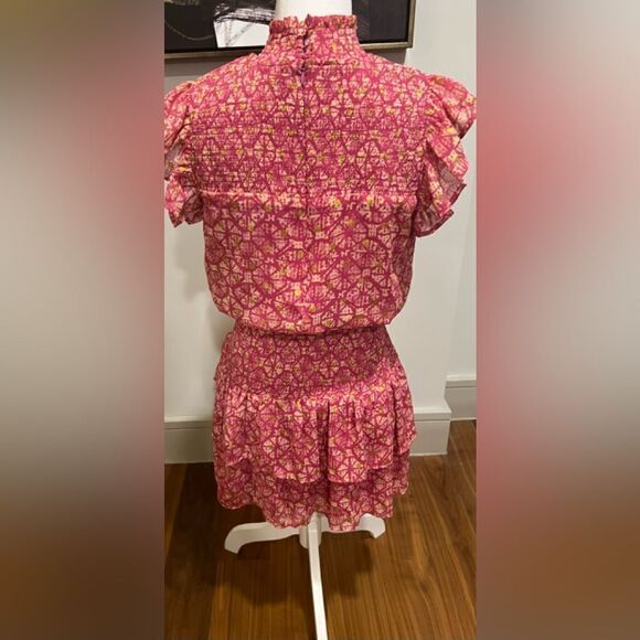 Aqua smocked dress size small excellent condition - Picture 8 of 12